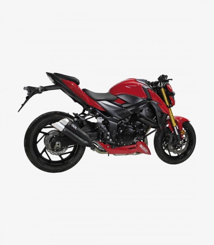 Escape Ixil L3XB para Suzuki GSR 750 2011-16, GSX-S 750 del 2017-19 color Negro