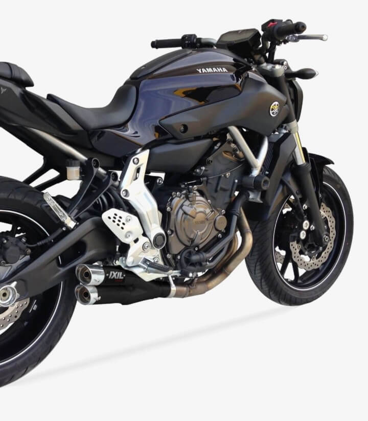 Auspuff XY9362XB Ixil L3XB Schwarz für Yamaha MT-07 (14-20), Tracer 700 (17-19), XSR 700 (16-20)