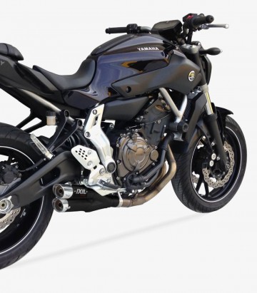 Escape Ixil L3XB para Yamaha MT-07 2014-19, Tracer 700 2017-19, XSR 700 2016-19 color Negro