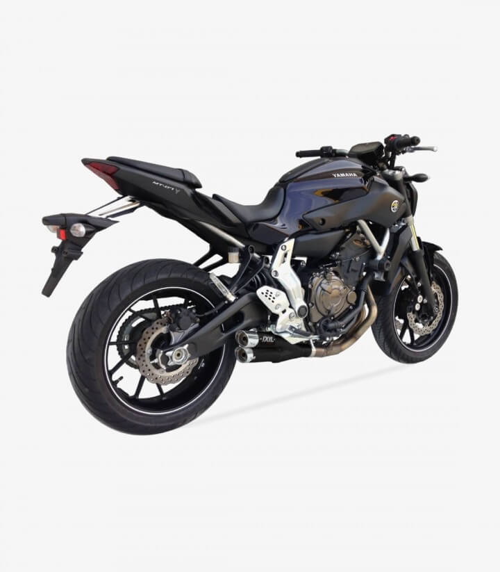 Auspuff XY9362XB Ixil L3XB Schwarz für Yamaha MT-07 (14-20), Tracer 700 (17-19), XSR 700 (16-20)