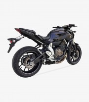 Escape Ixil L3XB para Yamaha MT-07 2014-19, Tracer 700 2017-19, XSR 700 2016-19 color Negro