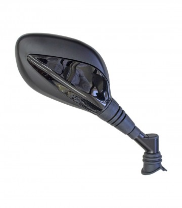 Highsider OEM-Style Mirrors in Black for Kawasaki J 125 (16-20), J 300 (14-20)
