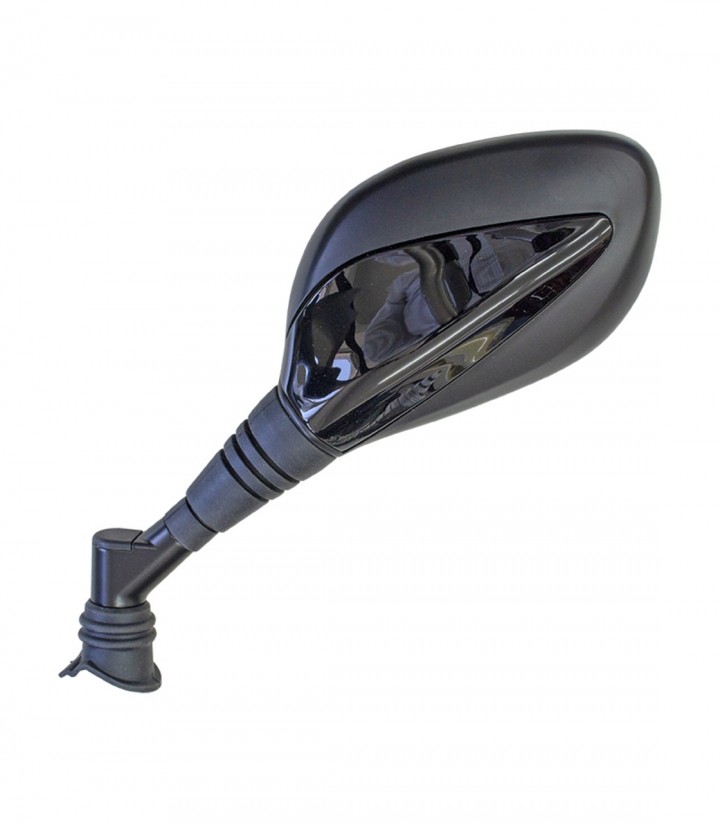 Highsider OEM-Style Mirrors in Black for Kawasaki J 125 (16-20), J 300 (14-20)