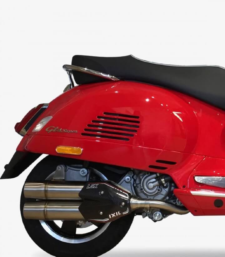 Escape Ixil L5X para Vespa GTS 300 color Acero