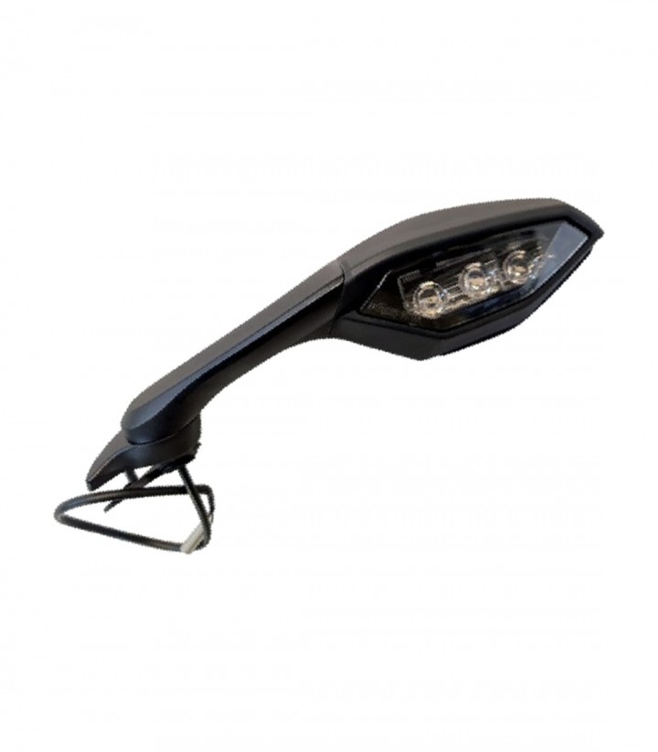 Retrovisores Highsider Tipo Original en Negro para Yamaha YZF-R1 (20-24), YZF-R1 M (20-24), YZF-R6 (RJ27) (17-21)