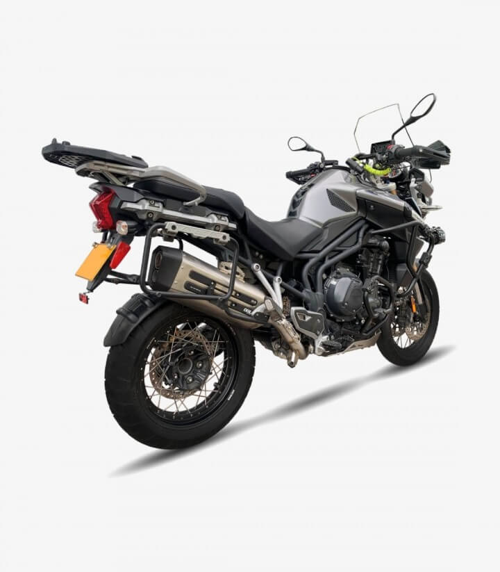Escape Ixil MXT para Triumph Tiger 1200 del 2012-19 color Acero