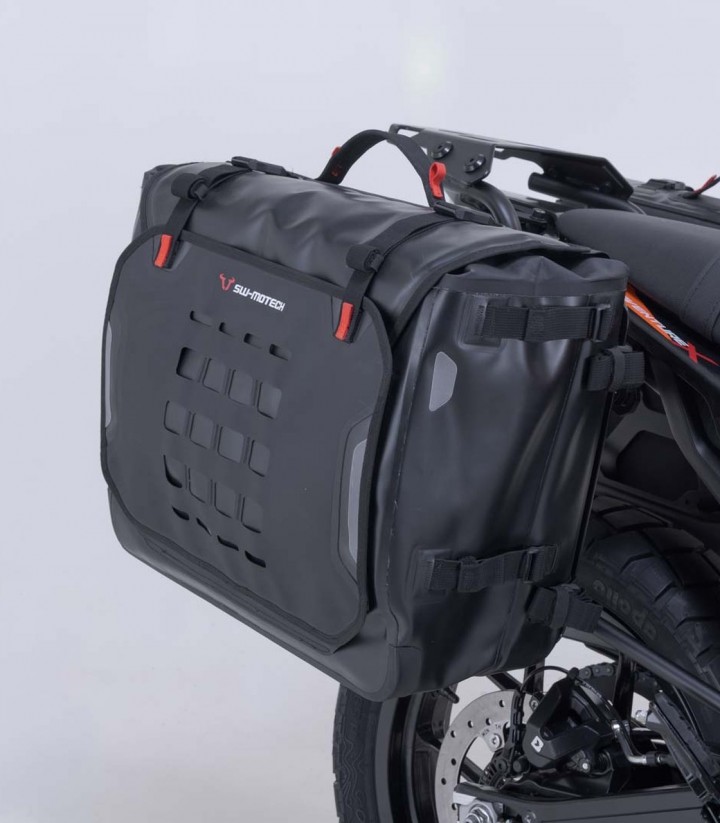 Bolsas Laterales SW-MOTECH SysBag WP L/L + Adaptadores KTM 250 Adventure, 390 Adventure R, 390 Adventure X, 390 Adventure, 125 S