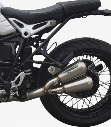Ironhead OVC13 exhaust for BMW Nine T color Steel