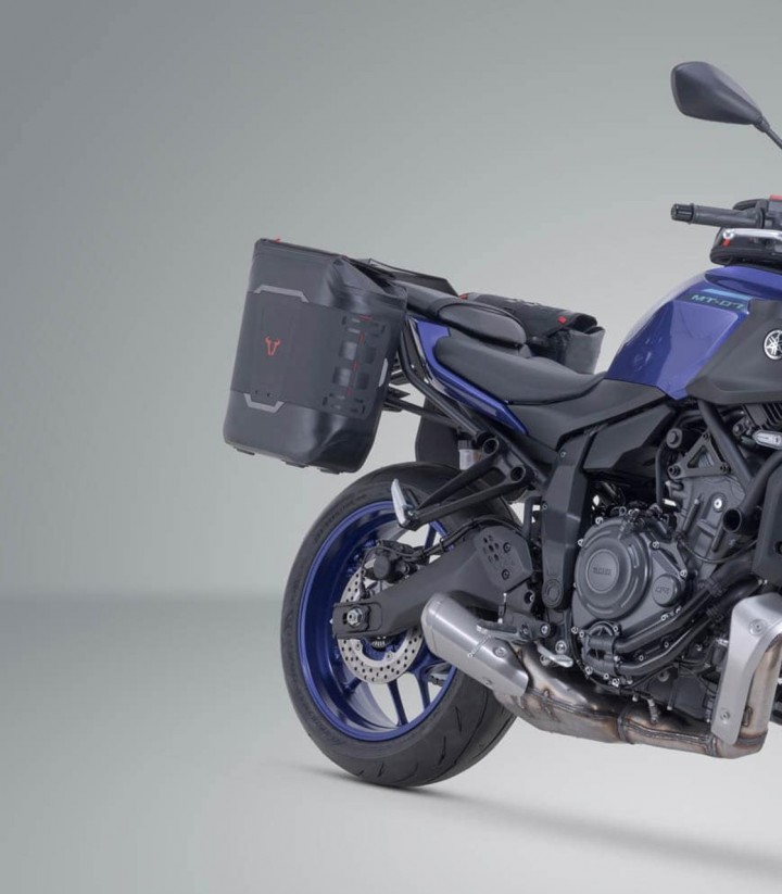 Bolsas Laterales SW-MOTECH WP + Soportes V-LOC 16/16 L Yamaha MT-07 (24) BC.SYS.06.089.32000
