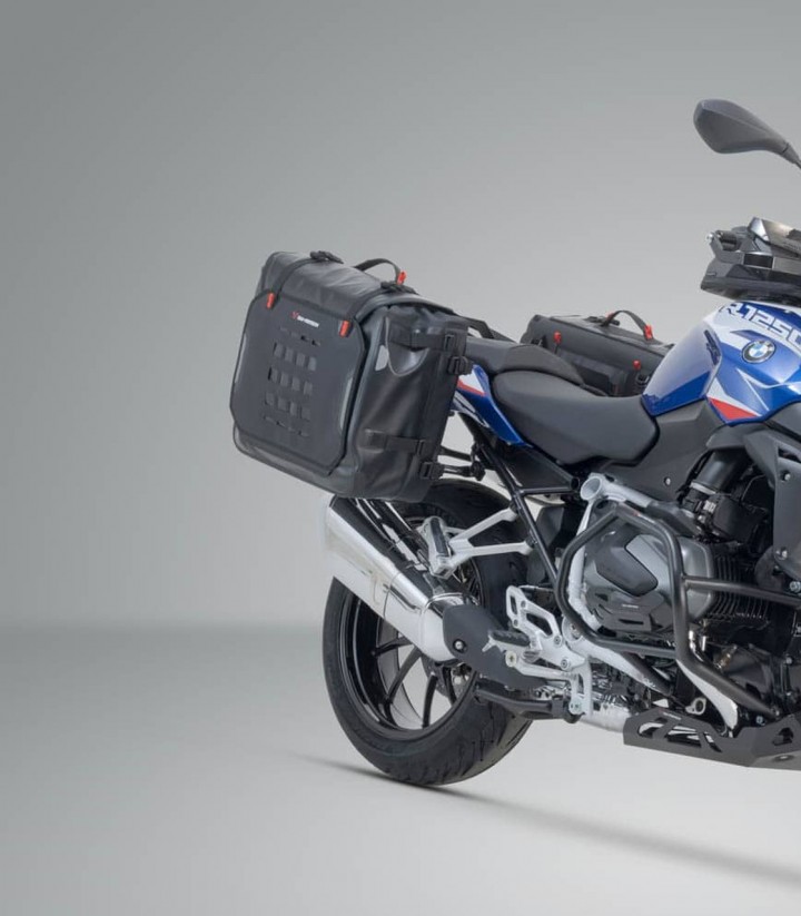 Bolsas Laterales SW-MOTECH SysBag WP L/L + Adaptadores BMW R 1200 R/RS (14-18), R 1250 R (18-19), RS (18) BC.SYS.07.573.21000/B