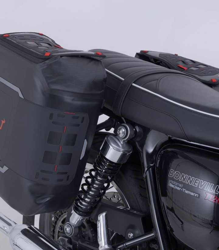 Bolsas Laterales SW-MOTECH WP + Soportes V-LOC 16/16 L Triumph Bonneville T100 (16-21), T120 (15-25) BC.SYS.11.743.32000