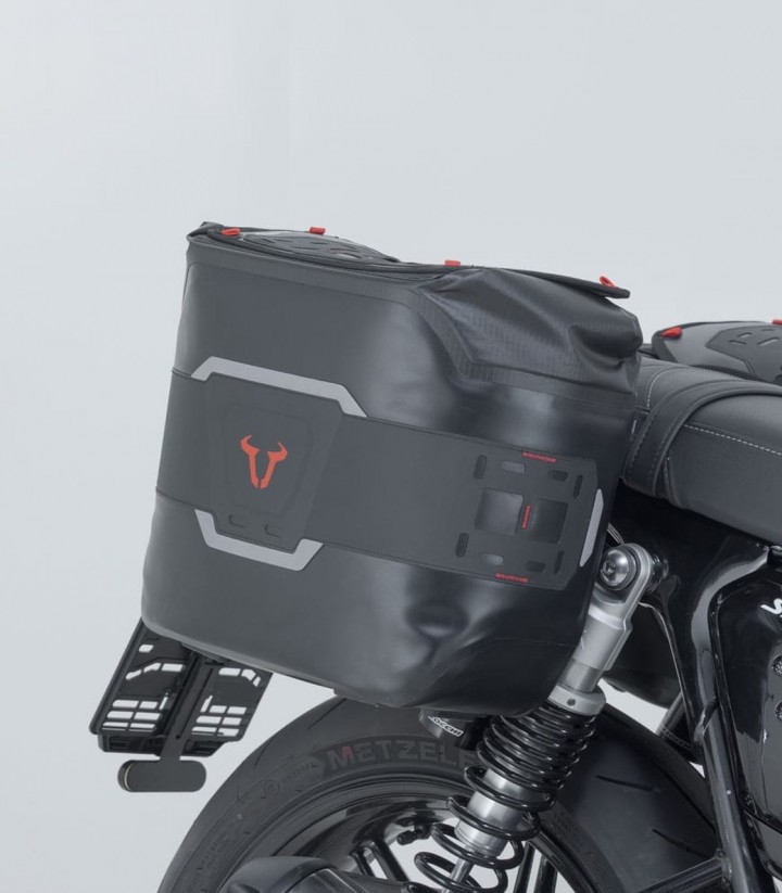 Bolsas Laterales SW-MOTECH WP + Soportes V-LOC 11/11 L Triumph Speed Twin 1200 (18-24), Cafe Racer Edition (25) BC.SYS.11.928.32