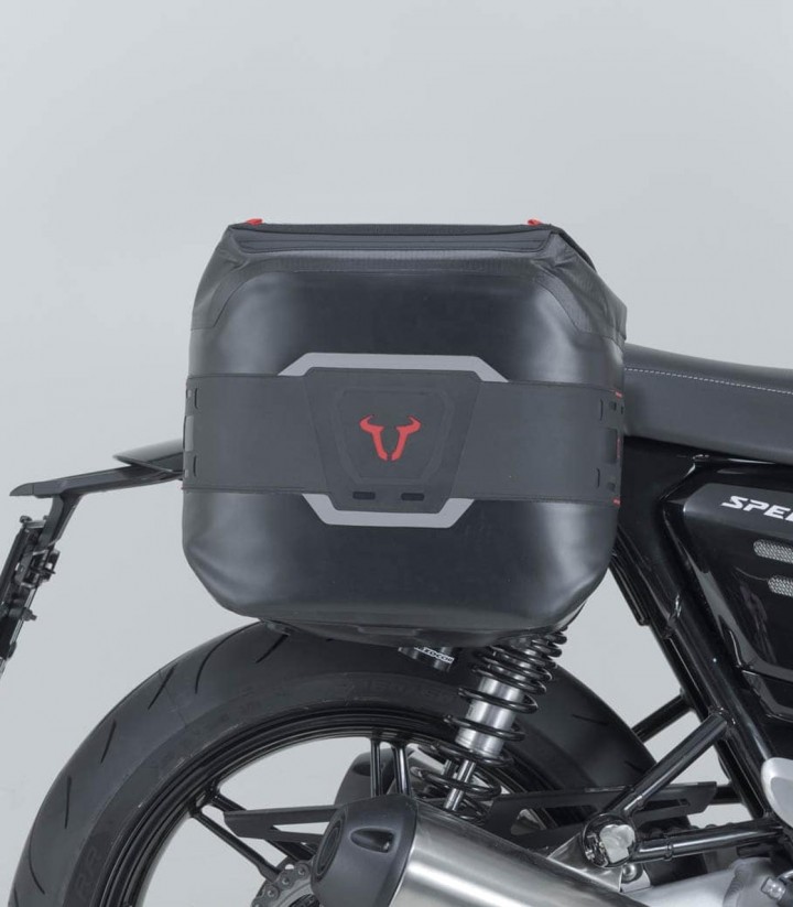 Bolsas Laterales SW-MOTECH WP + Soportes V-LOC 11/11 L Triumph Speed Twin 1200 (18-24), Cafe Racer Edition (25) BC.SYS.11.928.32