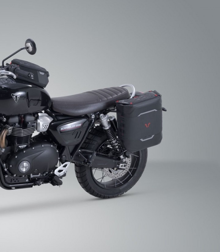 Bolsa Laterale SW-MOTECH WP + Soporte V-LOC 16 L Triumph Scrambler 1200 X (23), XC/XE (18-23) BC.SYS.11.929.32000