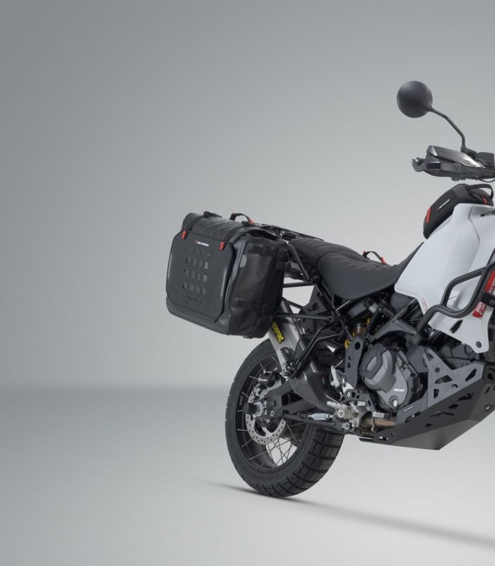 Seitentaschen SW-MOTECH SysBag WP L/L, USA-Modell + Adapter Ducati DesertX (22-25) BC.SYS.22.995.21100/B