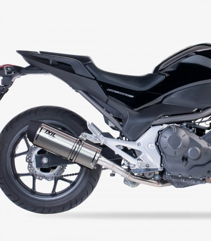 Escape Ixil SOVE para Honda NC 700/750 X/S/Integra del 2012-19 color Acero