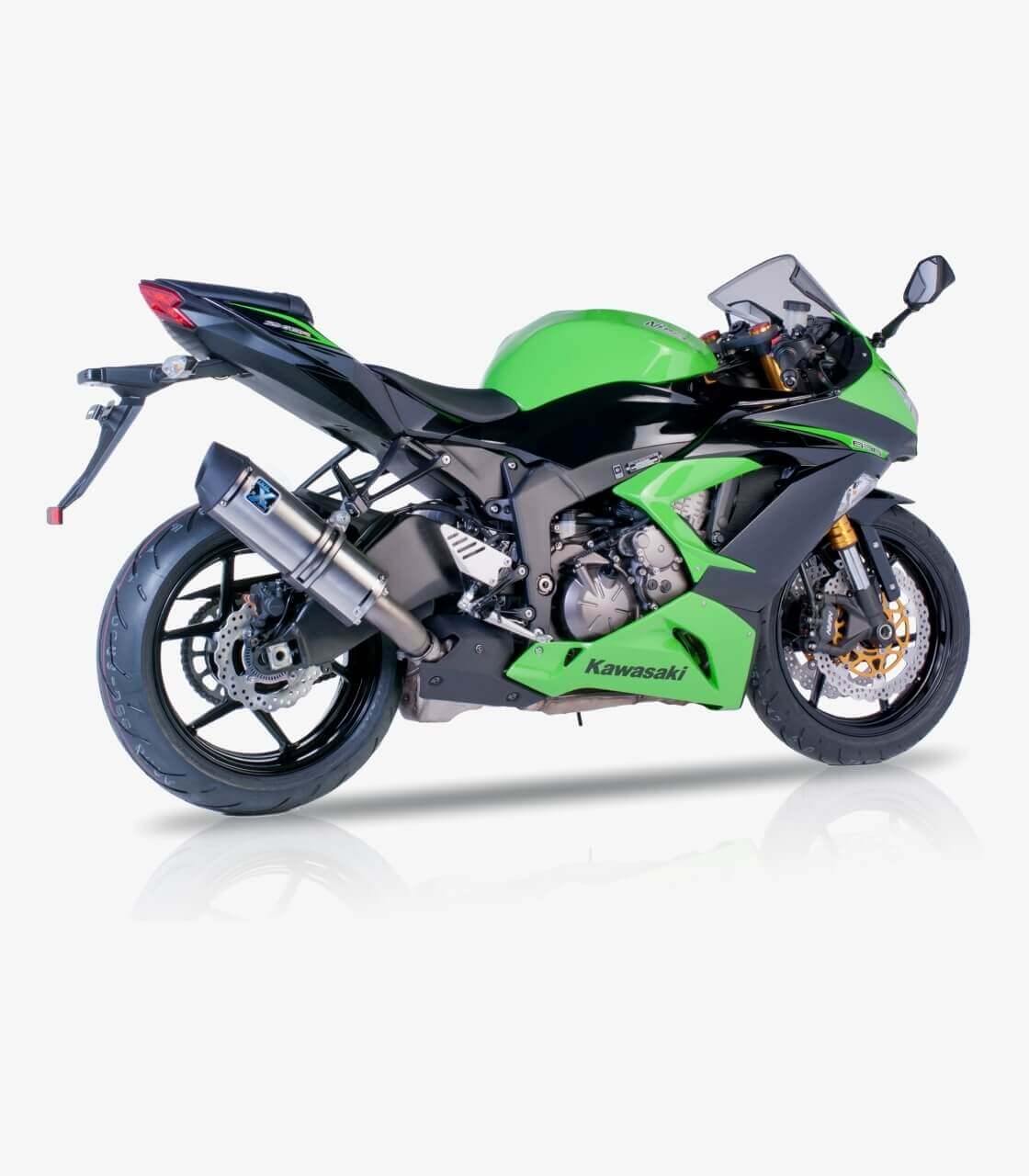 Ixil SOVE exhaust for Kawasaki ZX-6 R 2009-13 color Steel
