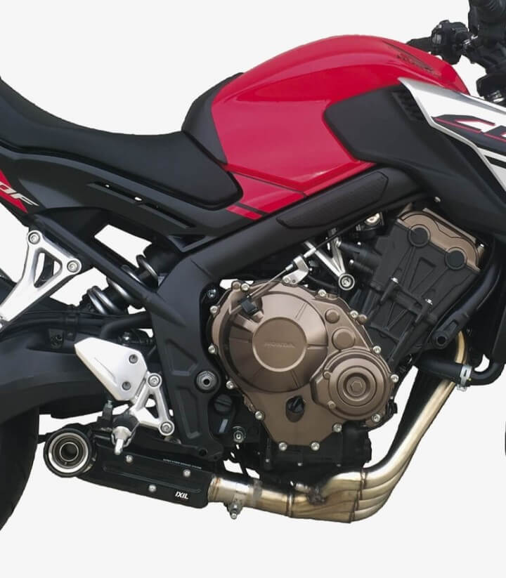 Escape Ixil SX1 para Honda CB 650 F/CBR 650 F del 2014-18, CB 650 R/CBR 650 R del 2019-20 color Acero