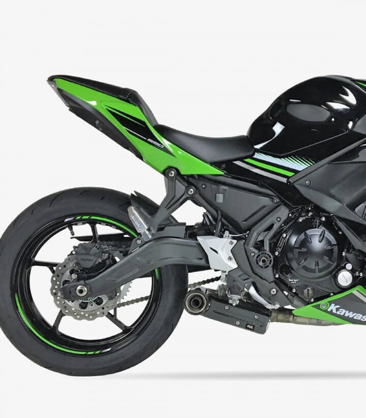 Auspuff SK7753C Ixil SX1 Stahl für Kawasaki Z 650 - Ninja 650 (17-19)