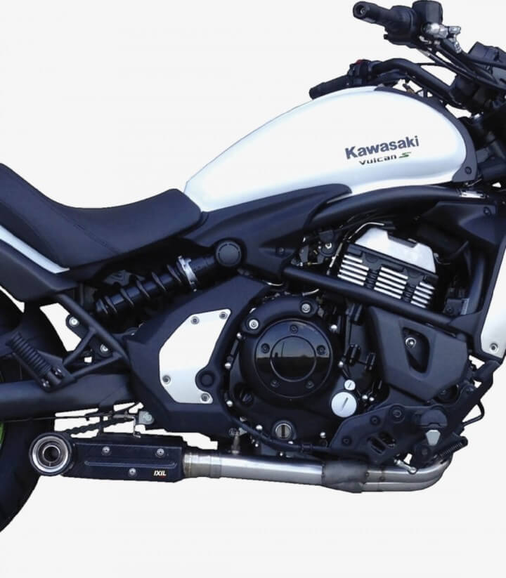 Escape SK7755C Ixil SX1 Acero para Kawasaki VN 650 Vulcan S (15-23) SK7755C
