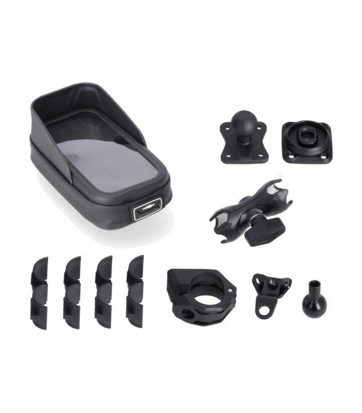 Kit Soporte Universal con Funda para Móvil SW-MOTECH GPS.00.308.35100