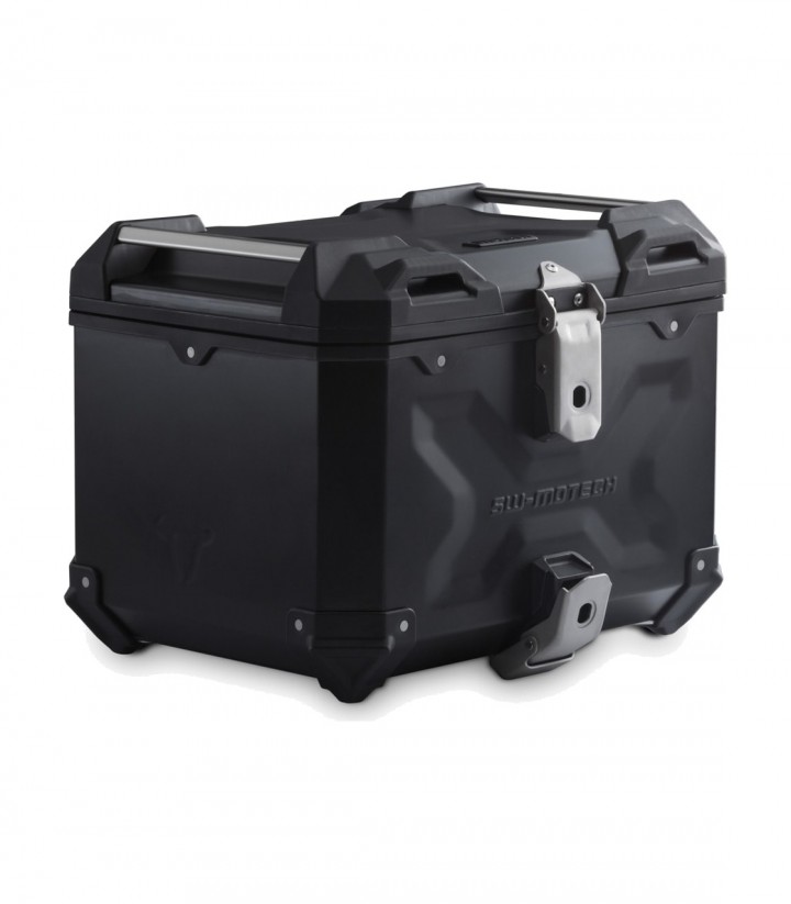 Maleta Superior con Soporte TRAX ADV Negra 38 L Moto Guzzi V85 TT (19-23) SW-MOTECH GPT.17.925.70000/B