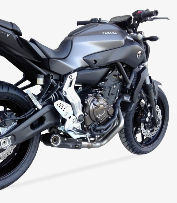 Auspuff SY9762C Ixil SX1 Stahl für Yamaha MT-07 (14-20), Tracer 700 (17-19), XSR 700 (16-20)