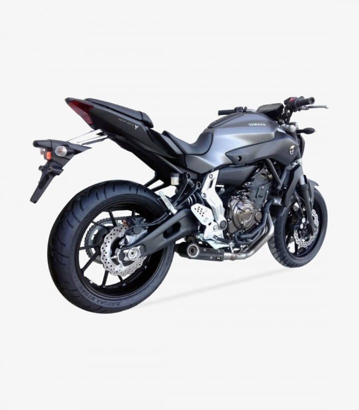 Escape Ixil SX1 para Yamaha MT-07 2014-19, Tracer 700 2017-19, XSR 700 2016-19 color Acero