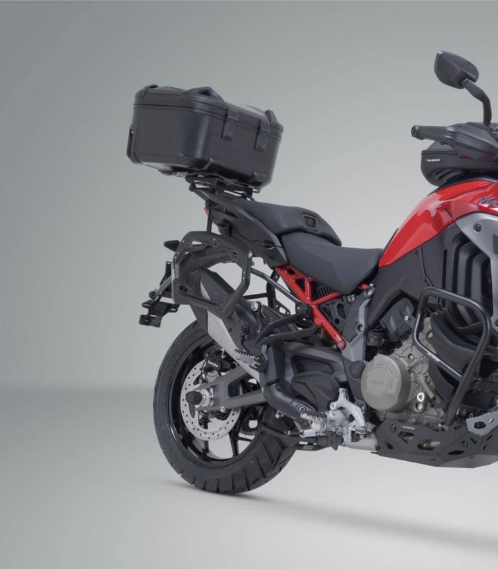 Maleta Superior con Soporte DUSC Negro 41 L Ducati Multistrada V4 (20-24) SW-MOTECH GPT.22.822.65002/B