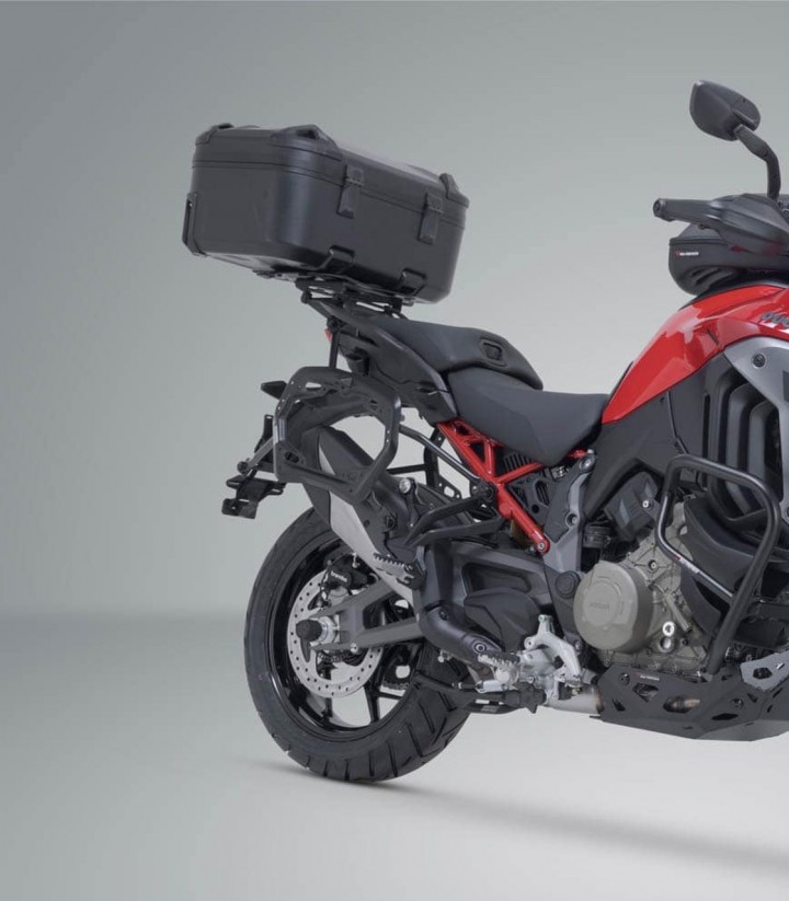 Maleta Superior con Soporte DUSC Negro 55 L Ducati Multistrada V4 (20-24) SW-MOTECH GPT.22.822.66001/B