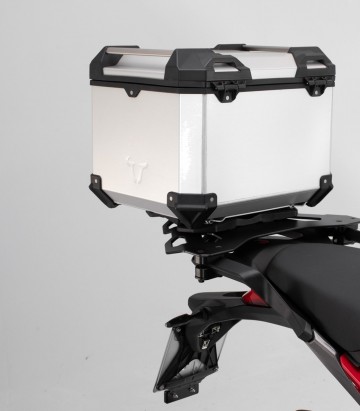 Maleta Superior con Soporte TRAX ADV Plateada 38 L varios modelos de Ducati SW-MOTECH GPT.22.892.70000/S