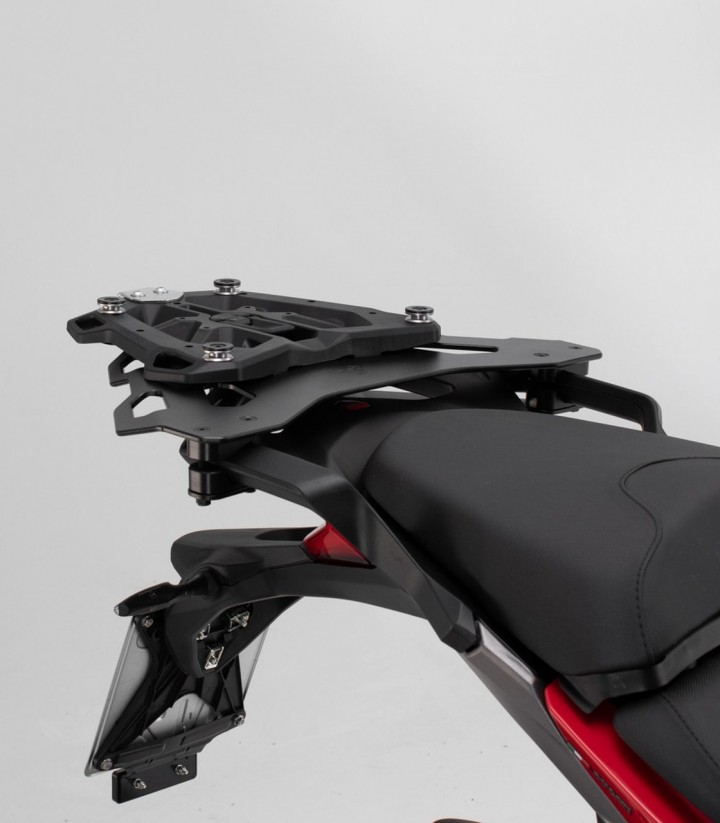 Maleta Superior con Soporte TRAX ADV Plateada 38 L varios modelos de Ducati SW-MOTECH GPT.22.892.70000/S