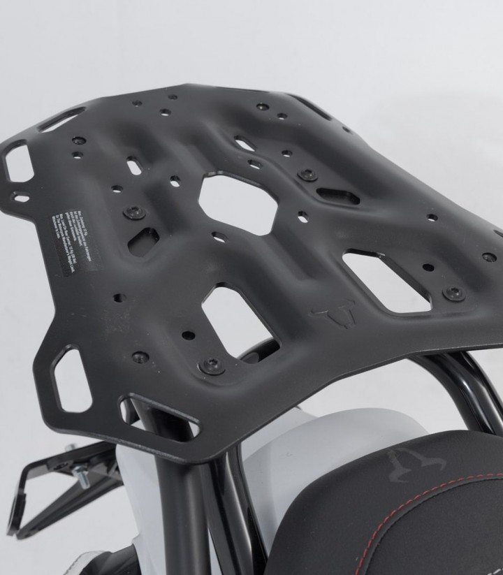 Maleta Superior con Soporte TRAX ADV Plateada 38 L Ducati DesertX (22-25) SW-MOTECH GPT.22.995.70000/S