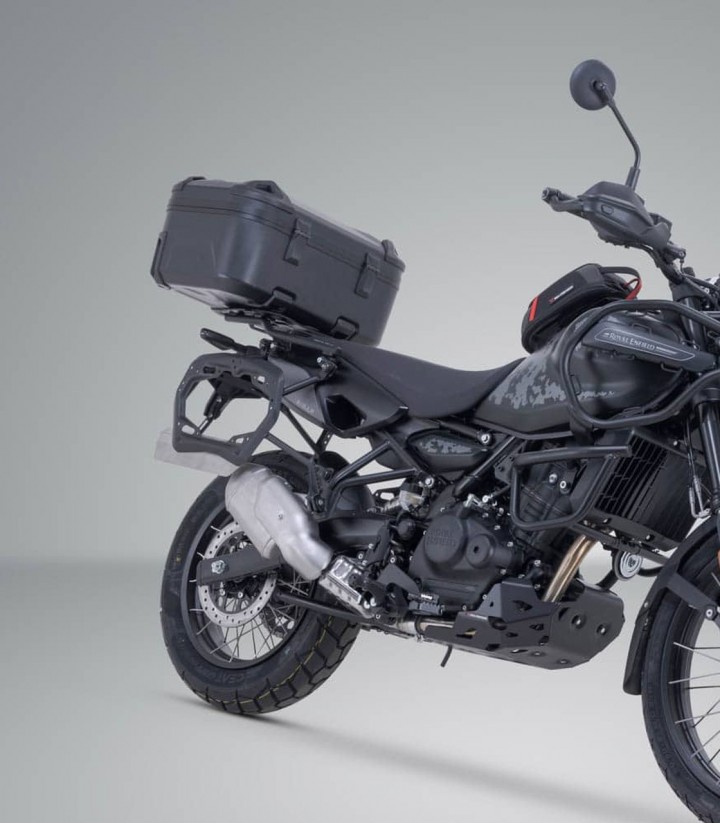 Topcase mit Träger DUSC Schwarz 55 L Royal Enfield Himalayan 450 Rally (25) SW-MOTECH GPT.41.620.66000/B