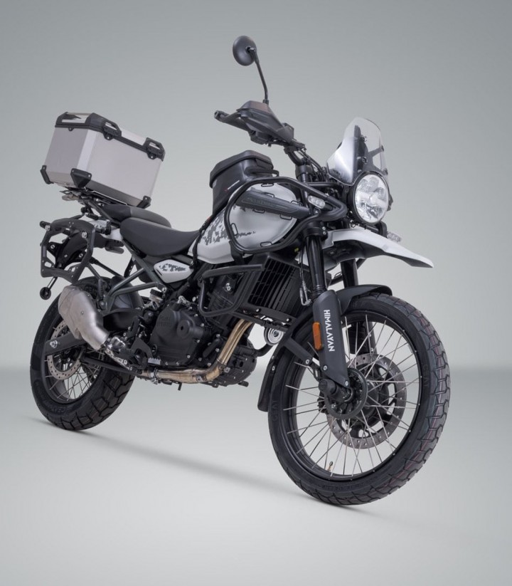 Maleta Superior con Soporte TRAX ADV Plateada 38 L Royal Enfield Himalayan 450 (23) SW-MOTECH GPT.41.620.70000/S