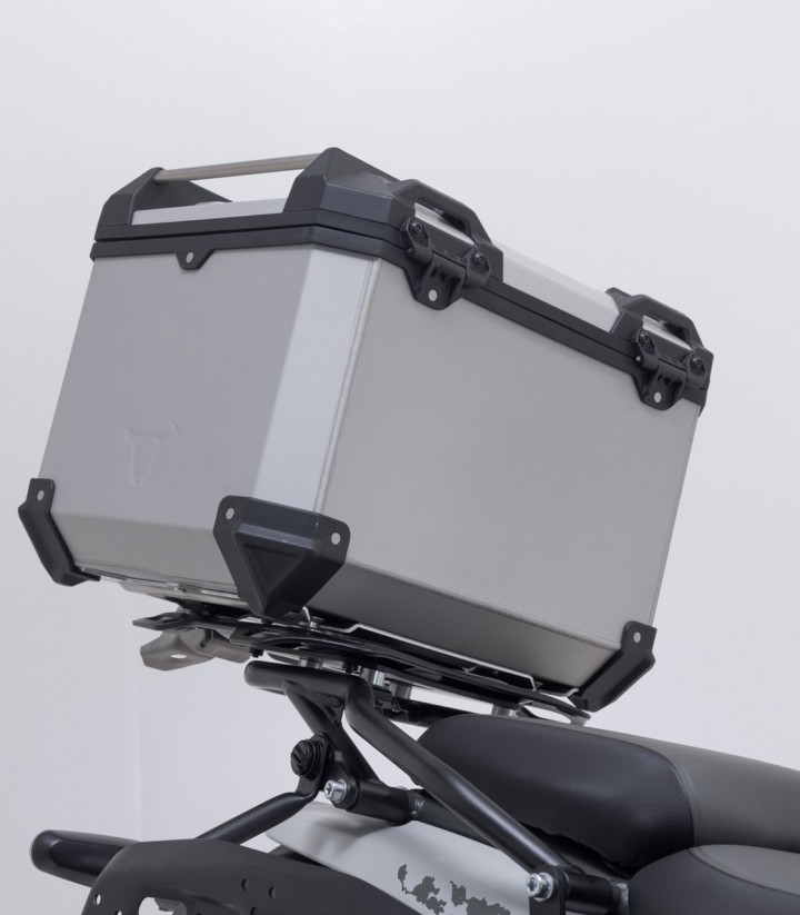 SW-MOTECH 38 L TRAX ADV Side Case with Carrier for Royal Enfield Himalayan 450 (23) Silver GPT.41.620.70000/S