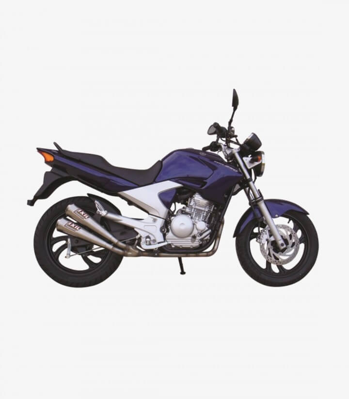 Escape Ixil 2-CON para Yamaha YBR 250 del 2012-13 color Acero