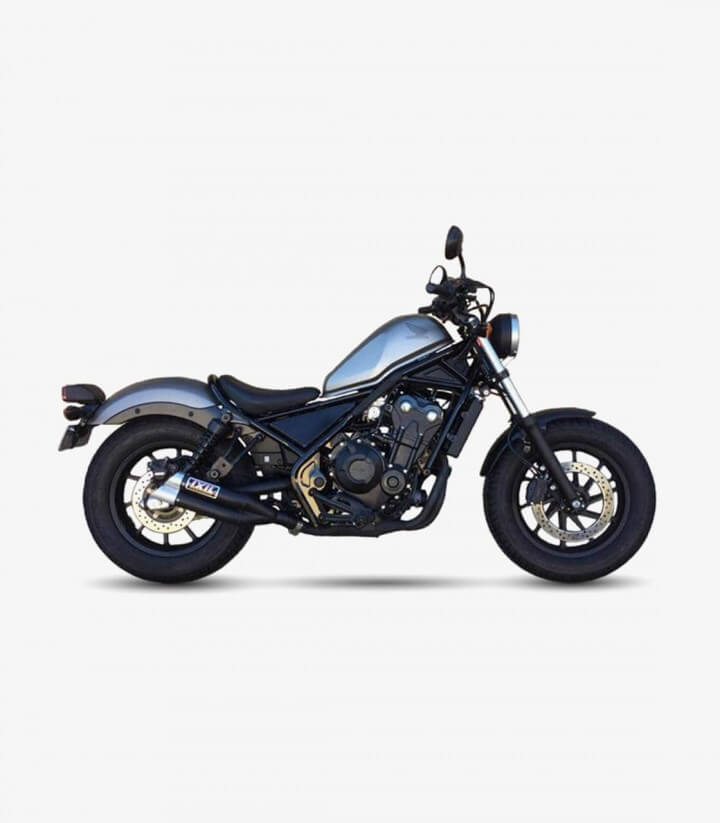 Auspuff XH6335XB Ixil L3XB Schwarz für Honda Rebel CMX 300, Rebel CMX 500