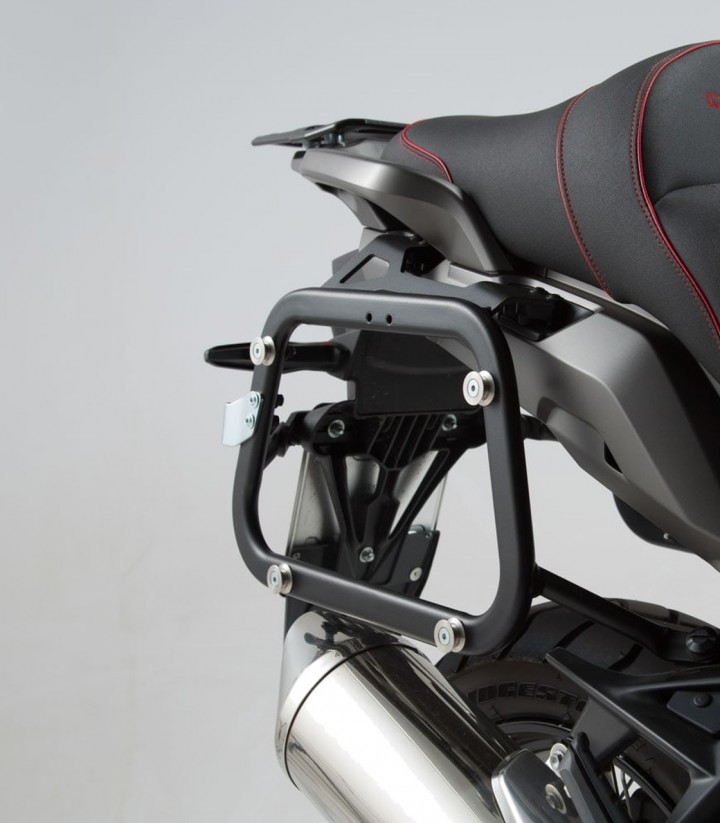 SW-MOTECH AERO ABS 25/25 L Side Cases with Carrier for Honda VFR1200X Crosstourer (11-20) Black KFT.01.660.60100/B KFT.01.660...
