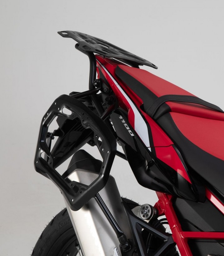Maletas Laterales con Soporte AERO ABS Negras 25/25 L Honda CRF1100L Africa Twin (19-21) SW-MOTECH KFT.01.950.60101/B KFT.01....