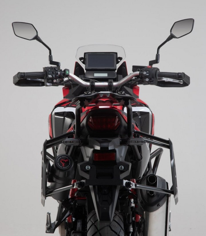 Seitenkoffer mit Träger AERO ABS Schwarz 25/25 L Honda CRF1100L Africa Twin (19-21) SW-MOTECH KFT.01.950.60101/B
