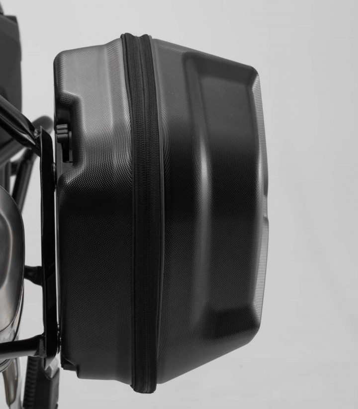 Maletas Laterales con Soporte AERO ABS Negras 25/25 L KTM 1050/1090/1190 Adventure (13-21), 1290 Super Adventure/R/S/T (14-20...