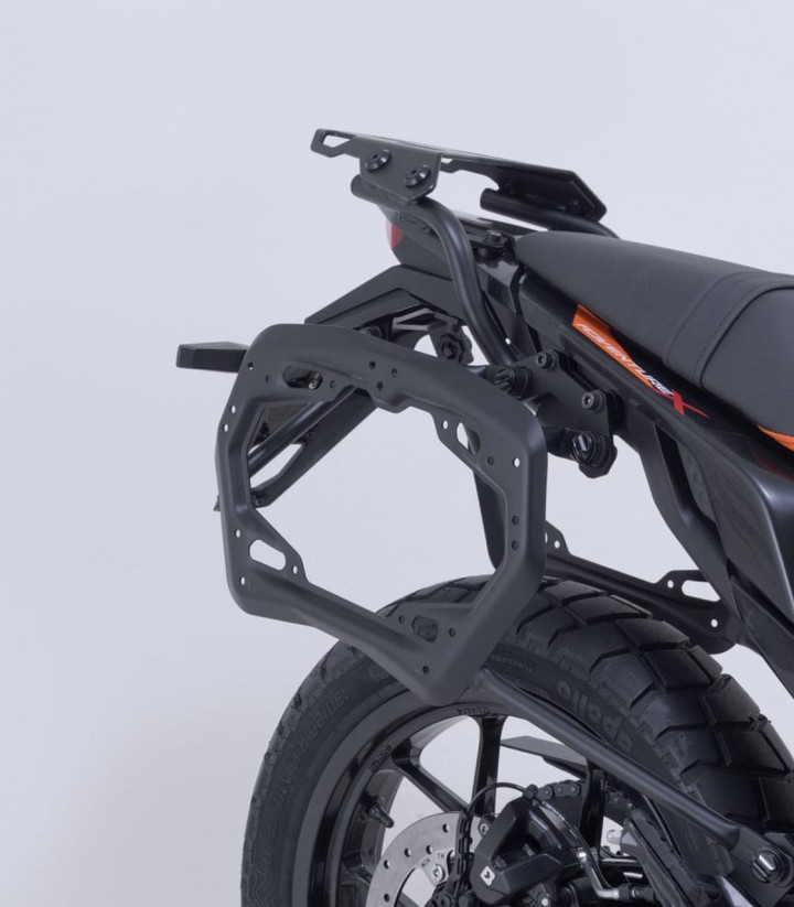 Maletas Laterales con Soporte AERO ABS Negras 25/25 L KTM 125/390 Enduro R/SMC R, 250/390 Adventure (25) SW-MOTECH KFT.04.417...