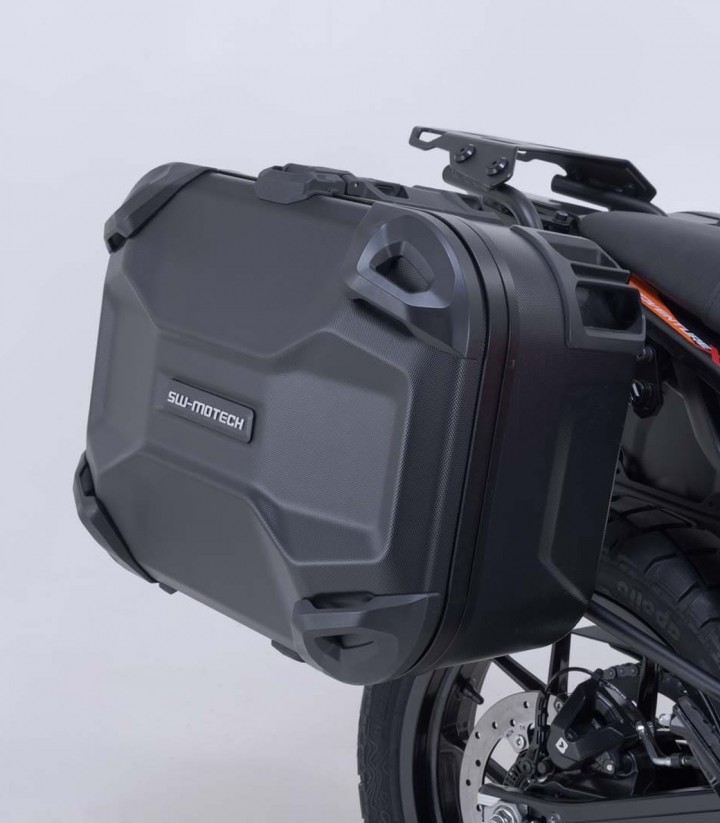 Maletas Laterales con Soporte DUSC Negras 41/41 L KTM 125/390 Enduro R/SMC R, 250/390 Adventure (25) SW-MOTECH KFT.04.417.651...