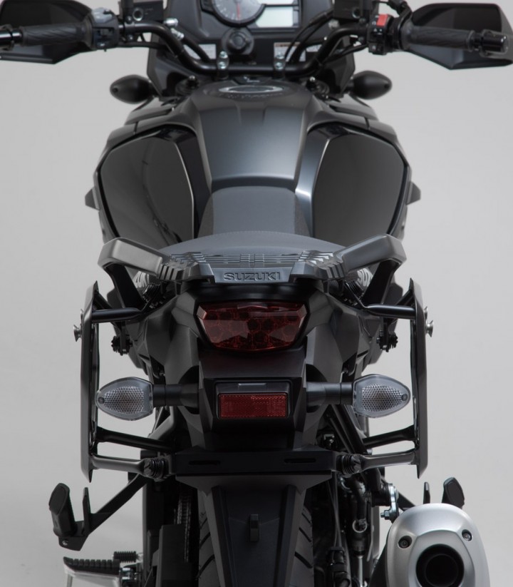 Maletas Laterales con Soporte AERO ABS Negras 25/25 L Suzuki V-Strom 1000 (14-19) SW-MOTECH KFT.05.440.60101/B KFT.05.440.601...