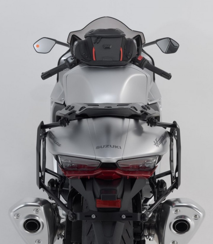 SW-MOTECH AERO ABS 25/25 L Side Cases with Carrier for Suzuki GSX 1300 R Hayabusa (20) Black KFT.05.987.60000/B KFT.05.987.60...
