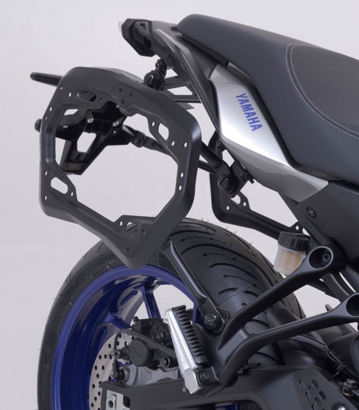 Maletas Laterales con Soporte AERO ABS Negras 25/25 L Yamaha MT-07 Tracer (16-25) SW-MOTECH KFT.06.593.60101/B KFT.06.593.601...