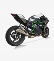 Escape Ixil X55SP para Kawasaki H2 del 2015-18 color Acero