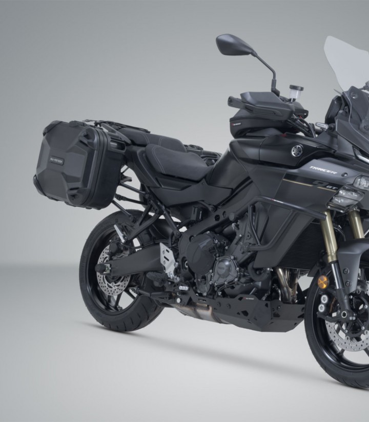 Maletas Laterales con Soporte DUSC Negras 33/33 L Yamaha Tracer 9 (24) SW-MOTECH KFT.06.597.65000/B KFT.06.597.65000/B