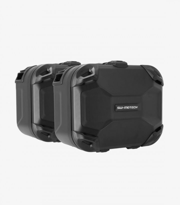 Seitenkoffer mit Träger DUSC Schwarz 41/41 L Yamaha Tracer 9 (20-24) SW-MOTECH KFT.06.921.65101/B